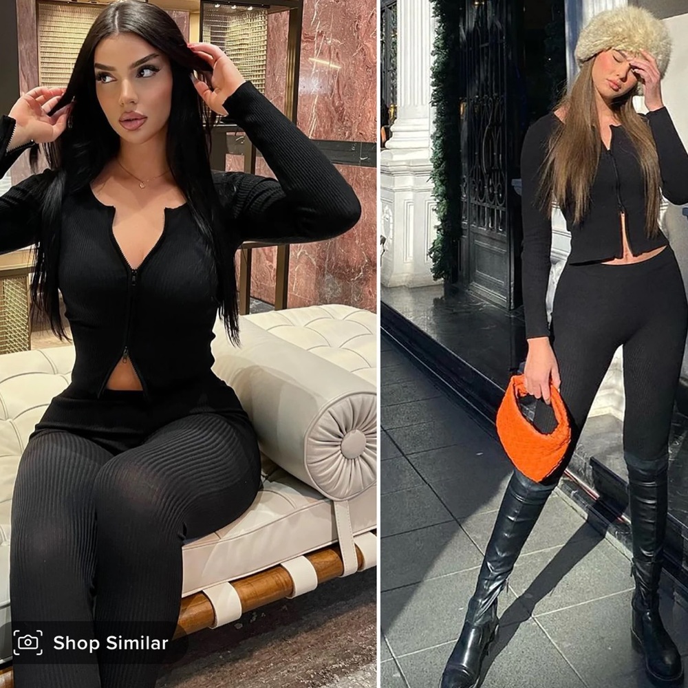 Fashion nova knit two piece set